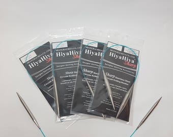 Agujas circulares fijas Hiya Hiya SHARP, 2-15 mm, 40 cm