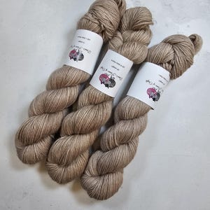 Baby Alpaca DK weight yarn, 100g, SHIITAKE