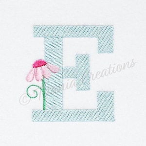 Wunderliche Alphabet Stickmaschine Stickmuster 4x4 Hoop von Titania Creations, Instant Download.