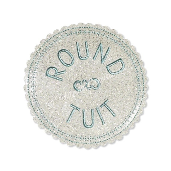 Round Tuit Coaster, ITH Machine Embroidery Design (4x4 Hoop, Instant Download)