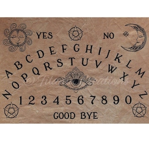 Spirit Ouija Pagan Machine Embroidery Design For 5x7 6x10 7x11 8x12 Hoop Sizes. Instant Download by Titania creations