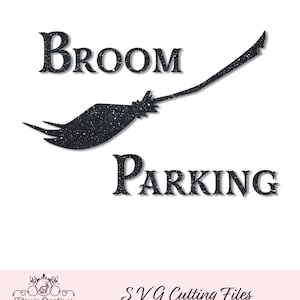 Bezem parkeren heidense Wicca SVG-bestand knippen door Titania Creations, direct downloaden.