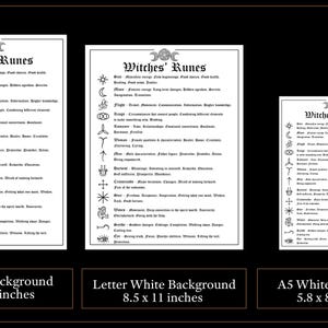 Witches Foot Rune The Witches Runes Printable Pages. Witchcraft. Book of Shadows ...