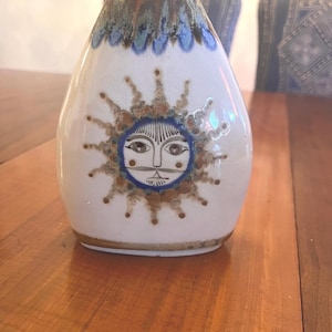 Vase vintage en poterie mexicaine