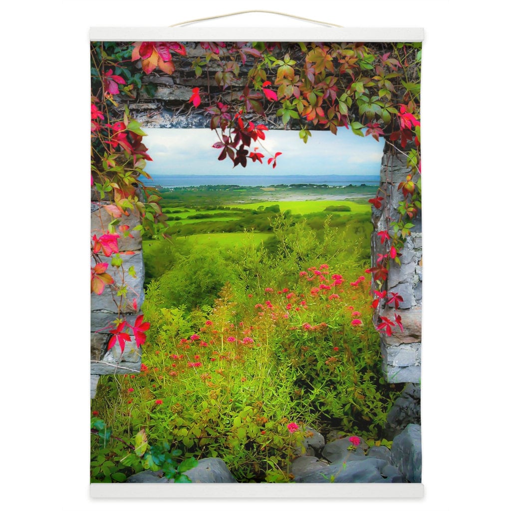 Irlanda Vintage pared colgante Campo Vista a través de | Etsy