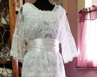 Edwardian-style Tea Dress/Day Dress - Sail the Titanic!! This gown is custom made to order only.