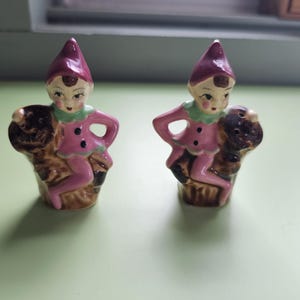 Vintage Pixie Pixie Miniatures Salt n Pepper Shakers from the 1950s