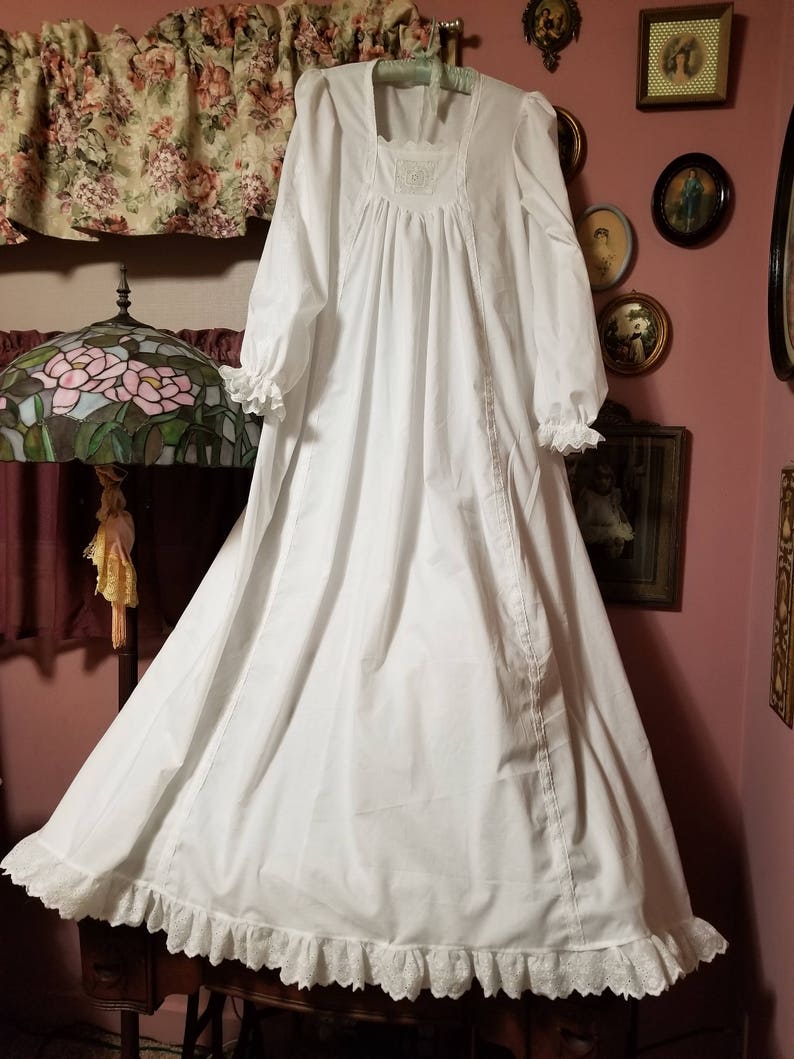 Victorian Nightgown Made to Order cotton nightgown Etsy