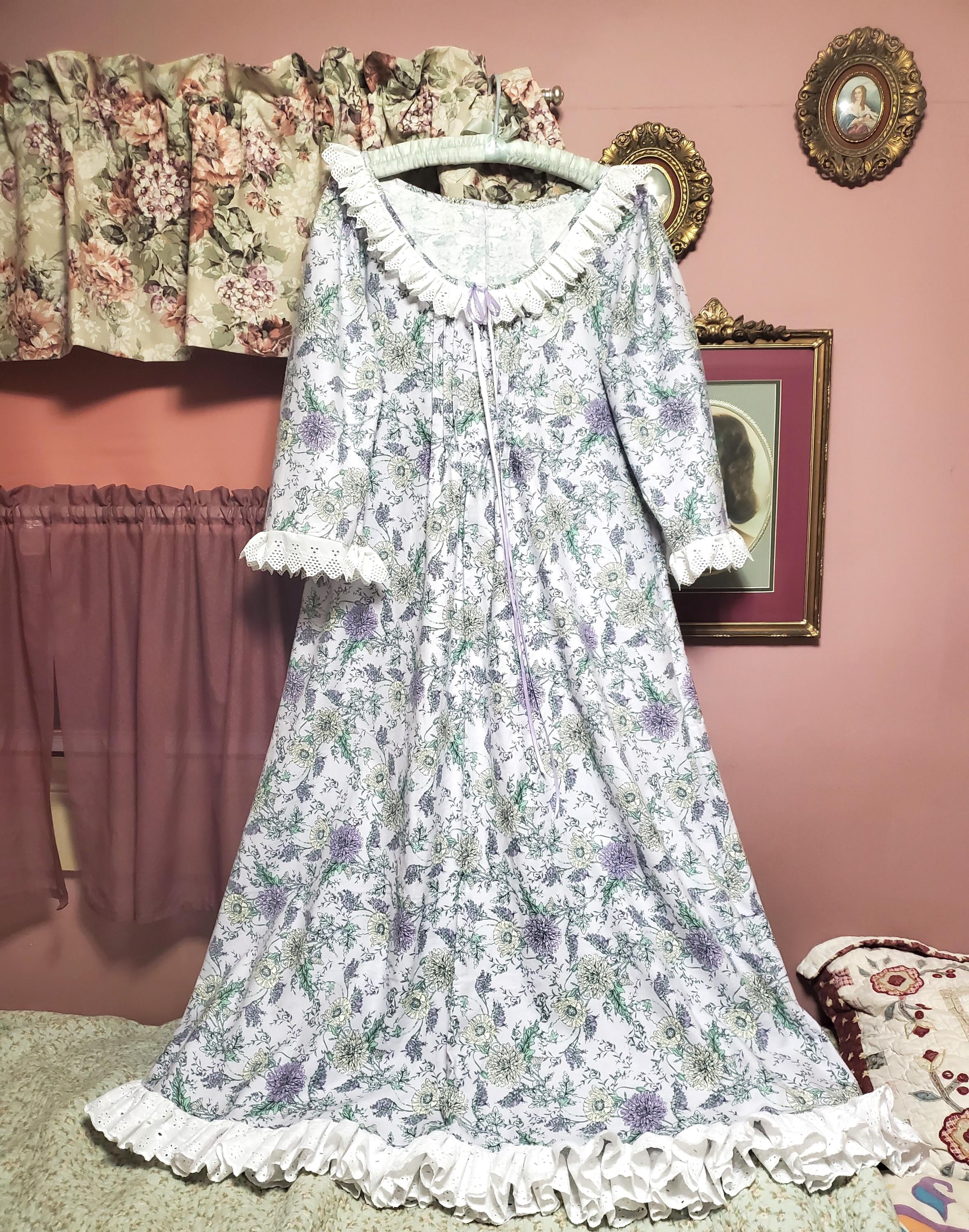 Victorian Flannel Nightgown