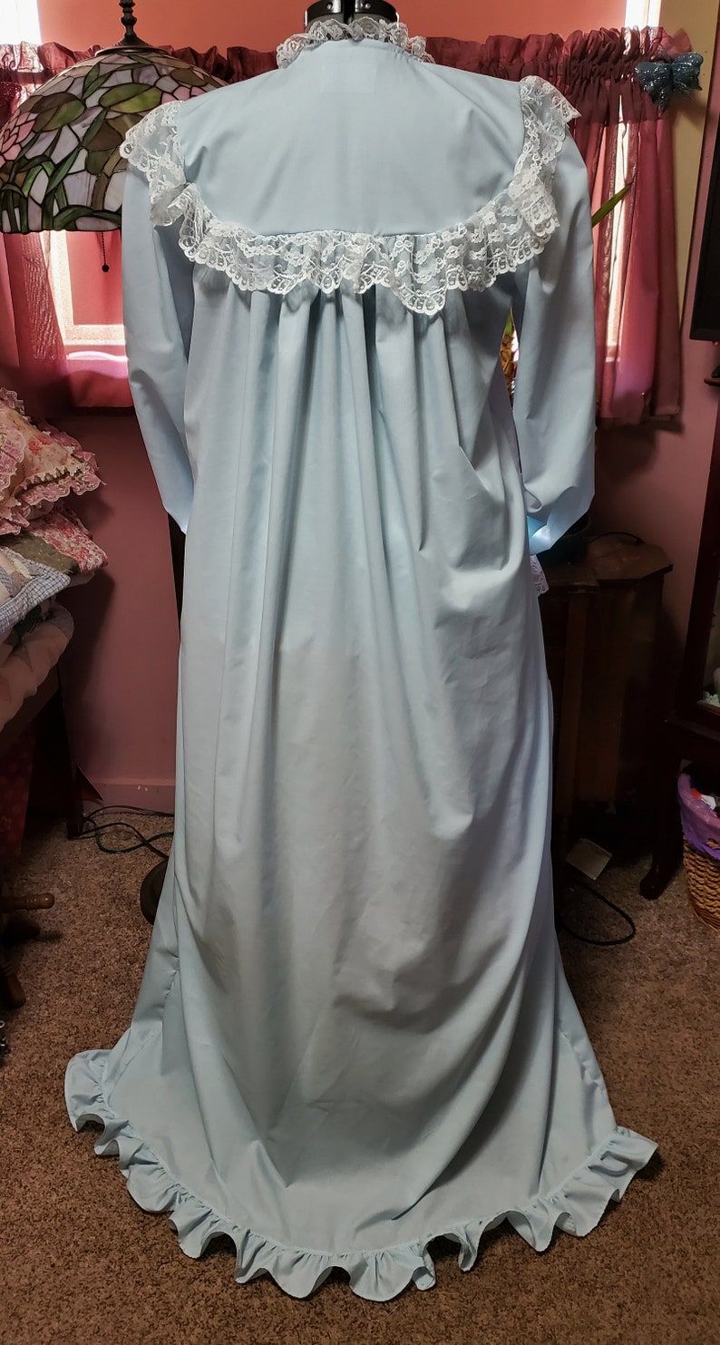 Victorian Nightgown Batiste floor length nightgown Handmade Etsy