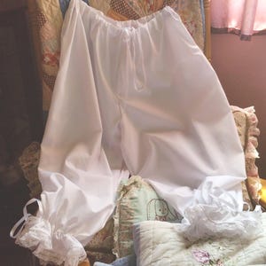 Bloomers - Estilo vintage tipo victoriano - Hechos a pedido en blanco o marfil
