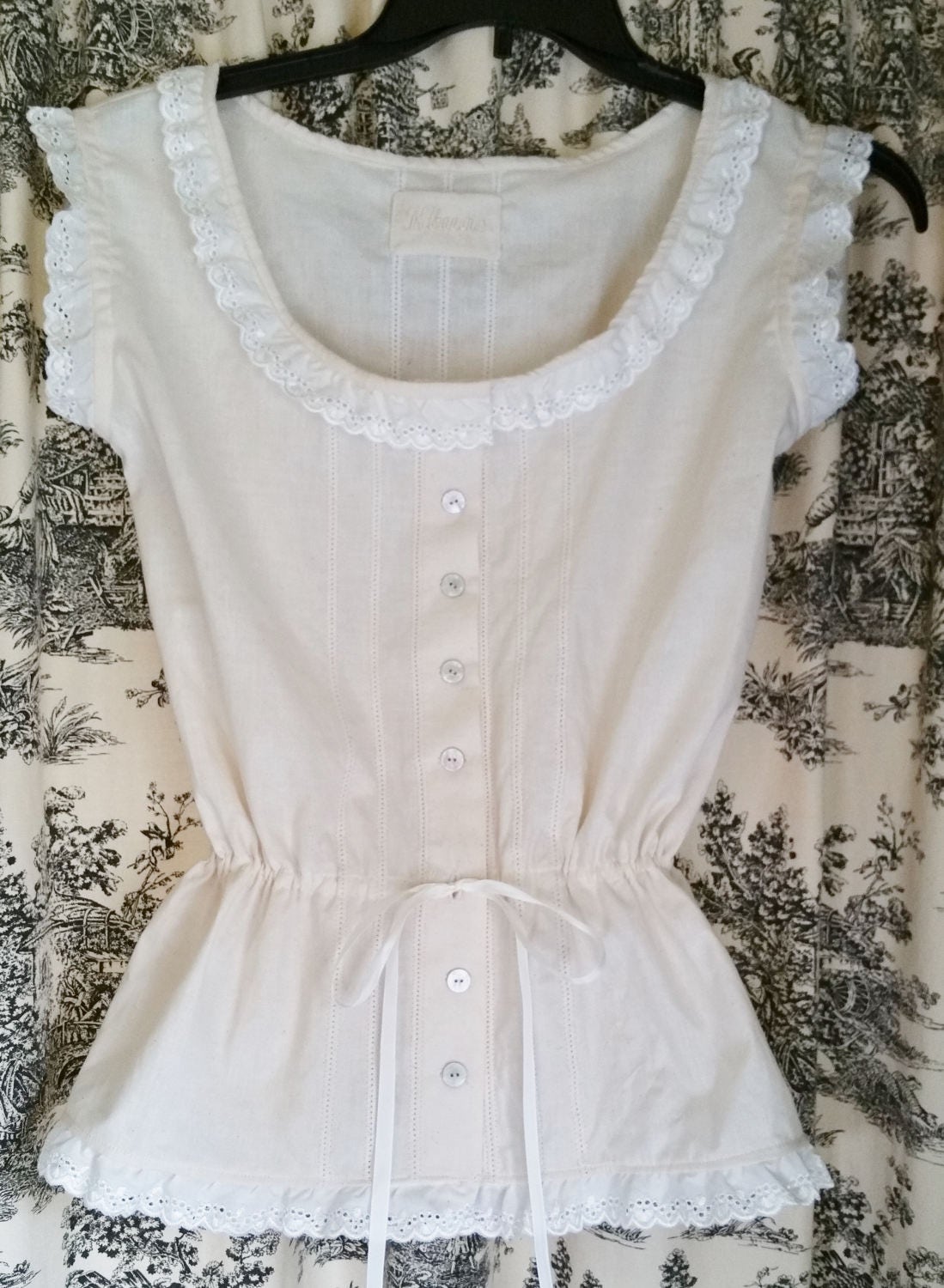 Handmade Victorian-type Vintage Style Chemise/summer Top - Etsy Canada
