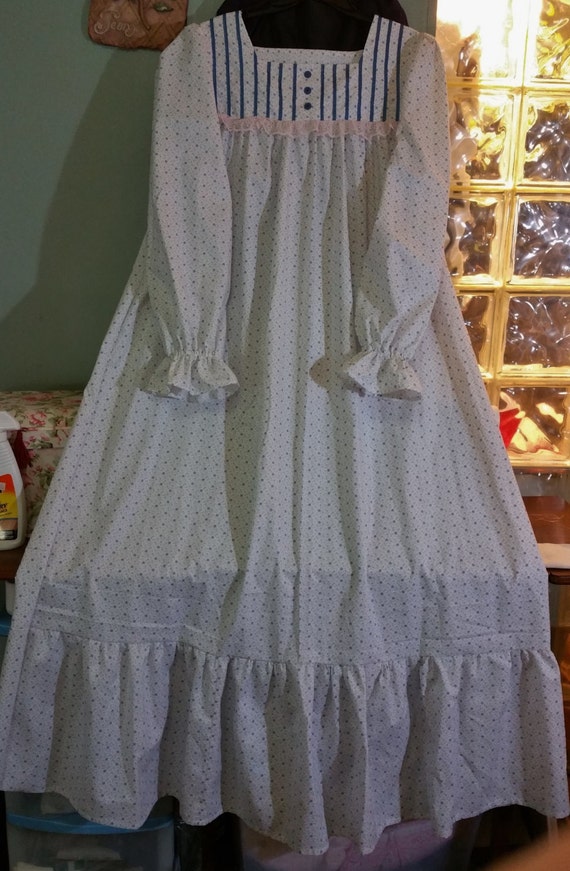 Handmade To Order Cotton Victorian Vintage Style Floor Length Etsy