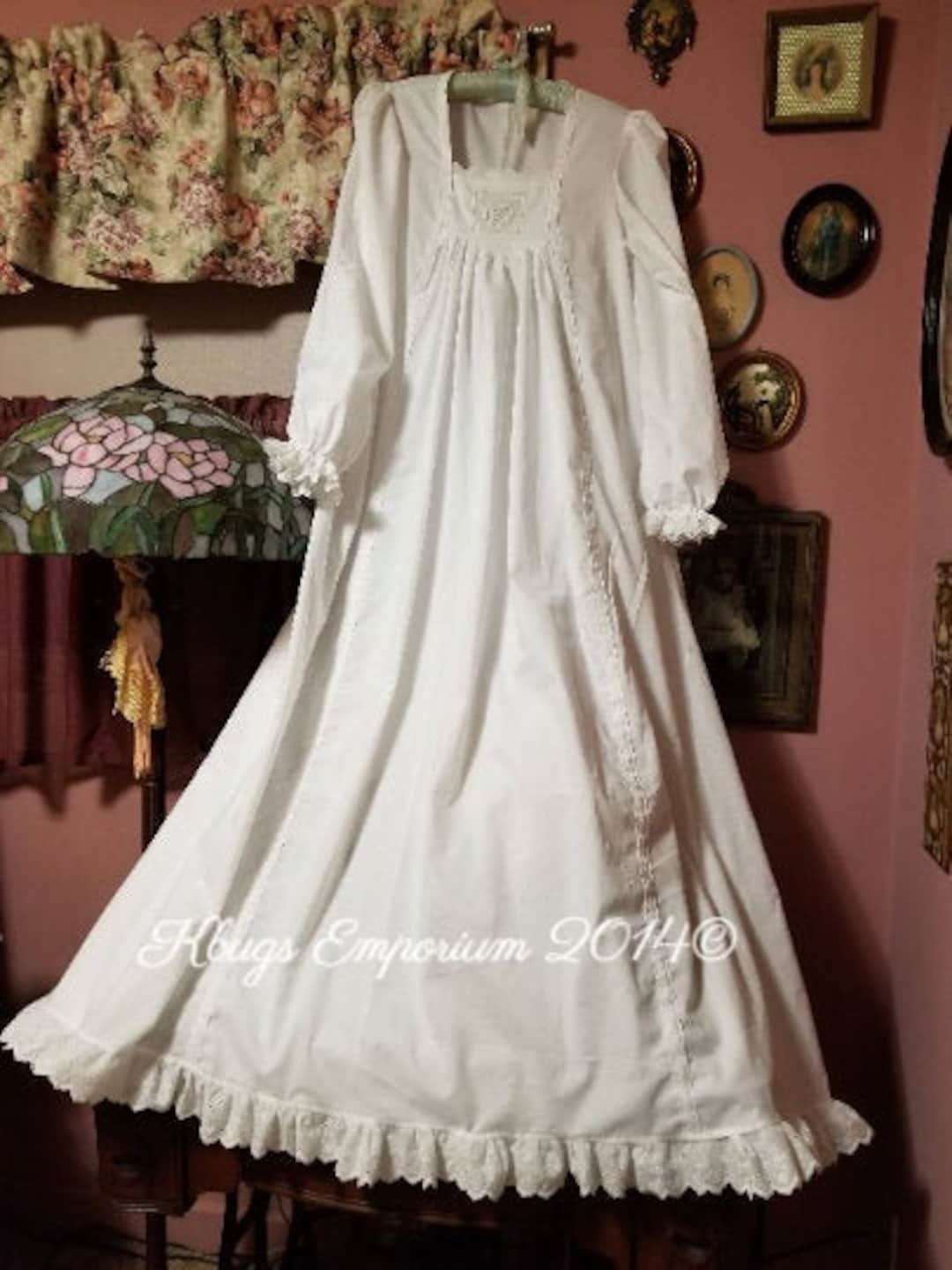 Victorian Nightgown Made to Order Cotton Nightgown - Etsy