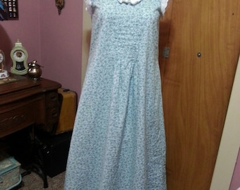 Handmade to order Victorian/Cottage Chic/Vintage Style floor length nightgowns cottons.