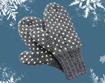 Thrummed Woolen Mittens