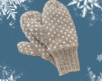 Thrummed Woolen Mittens