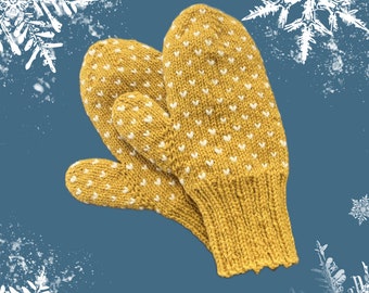 Thrummed Woolen Mittens