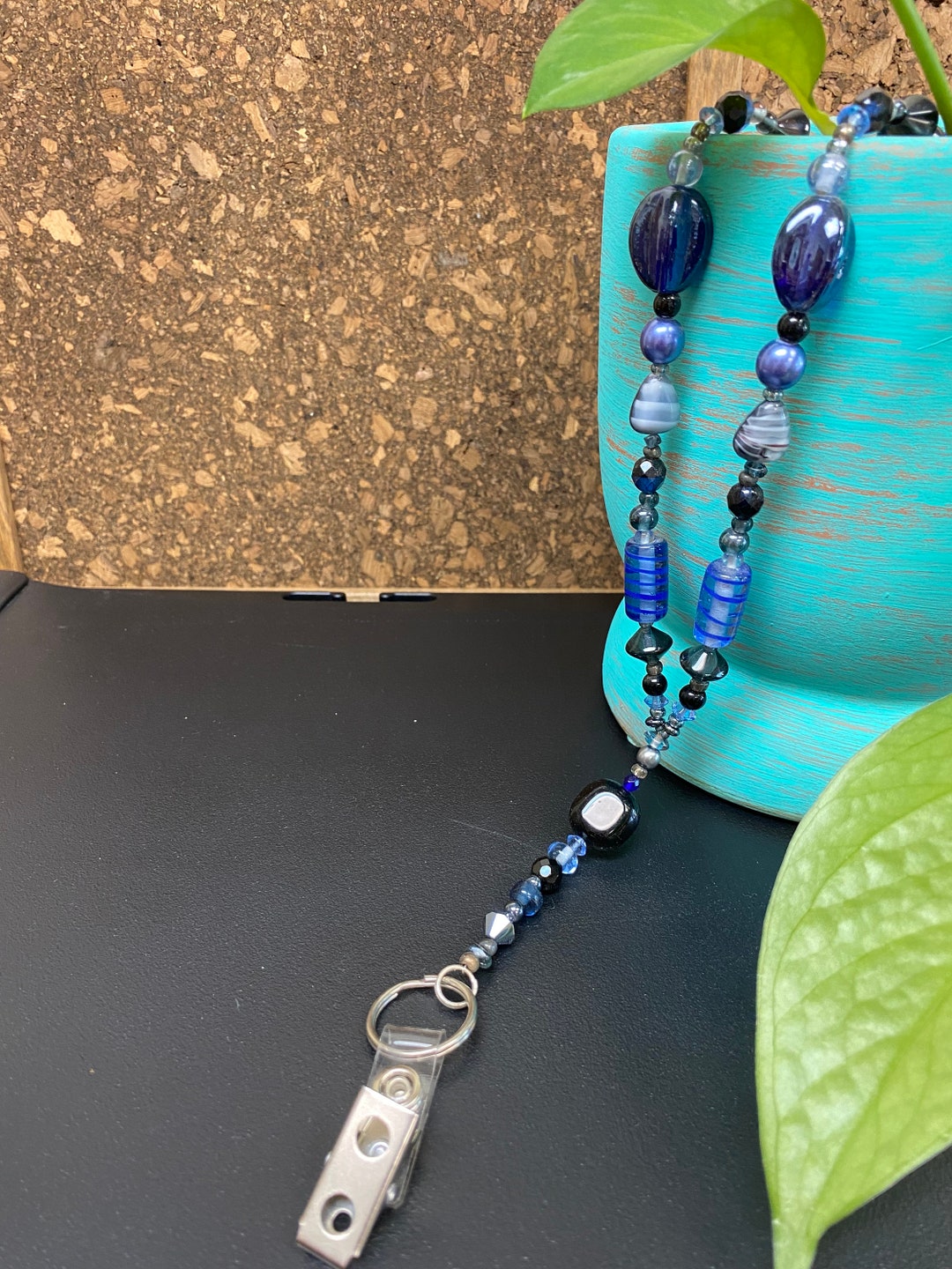 Fancy ID Badge Lanyard, ID Card, ID Badge Holder, Id Badge Necklace