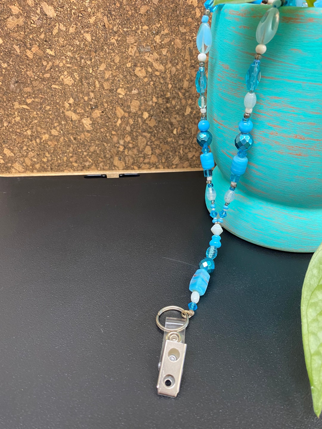 Fancy ID Badge Lanyard, ID Card, ID Badge Holder, Id Badge Necklace