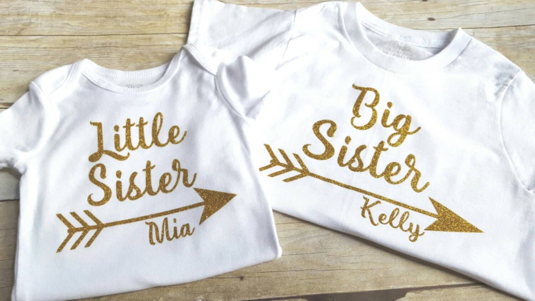 Big Sister Little Sister Shirts Sibling Shirt Sisters - Etsy