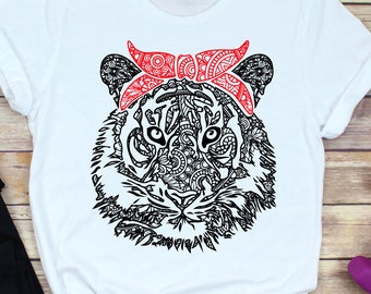 Download Mandala Tiger Svg Etsy