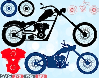 Split Motorbike Monogram Choppers Cutting Files Svg Motorcycle Etsy