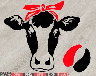 Download Bandana cow svg | Etsy