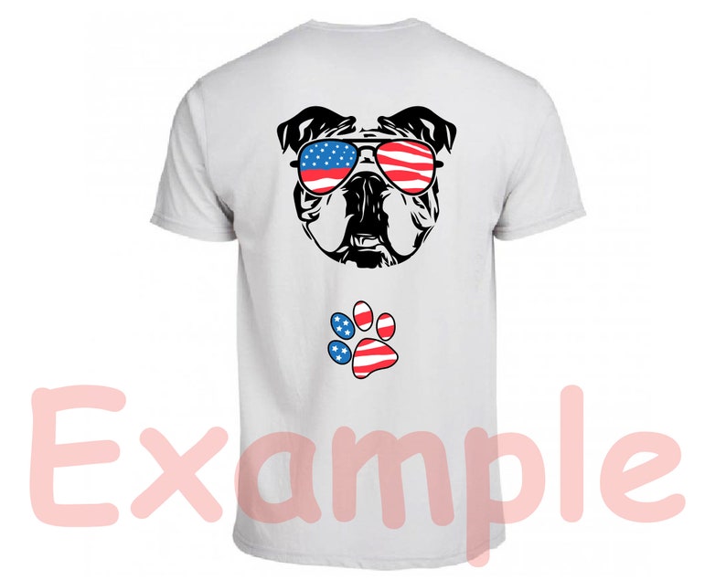 Download Dogs USA Flag Glasses Paw Silhouette SVG Cutting Files ...