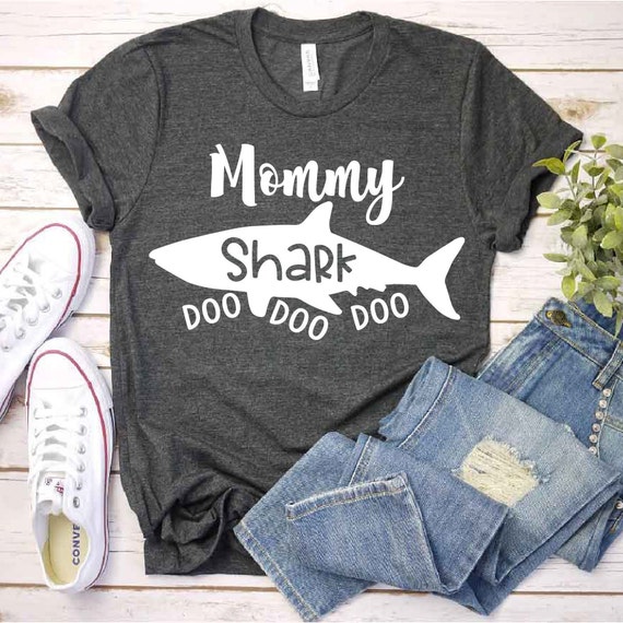 Mommy Shark SVG Doo Doo Doo Clip Art Shirt Mother's Day | Etsy