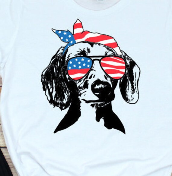 Download Dachshund Svg 4th Of July Svg Dog With Bandana Usa Flag Etsy PSD Mockup Templates