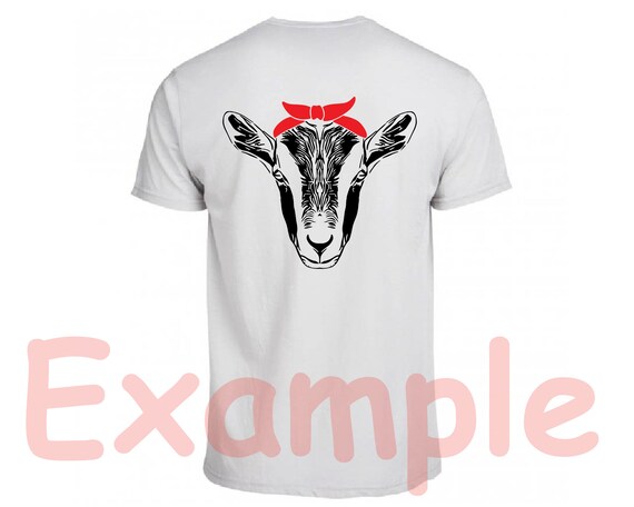 Download Goat Head Whit Bandana Silhouette Svg Cutting Files Clip Art Etsy