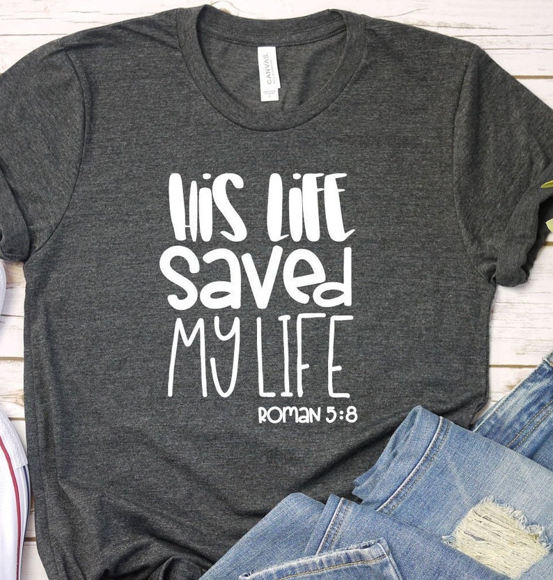 His Life Saved My Life SVG and PNG Easter Svg Christian Svg - Etsy