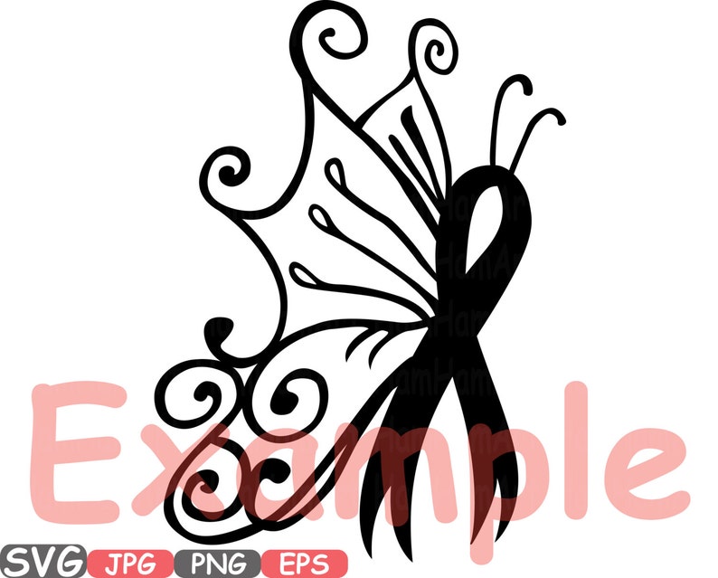 Free Free 118 Awareness Ribbon Butterfly Svg SVG PNG EPS DXF File