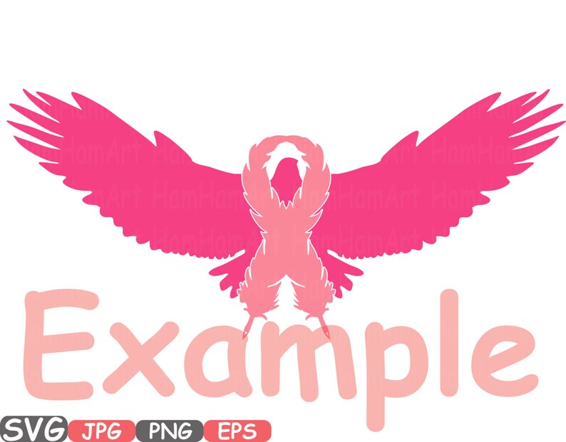 Download Eagle Breast Cancer birds Feathers SVG Cricut Silhouette ...