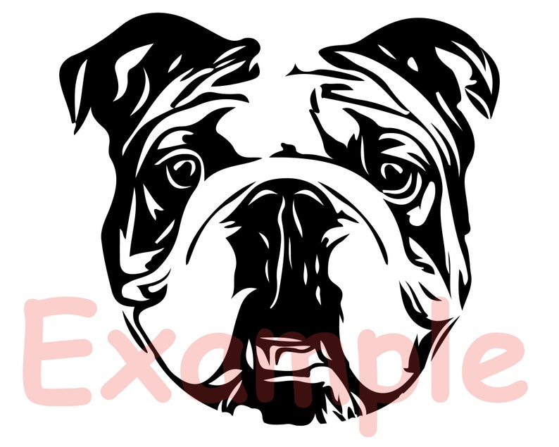 Download Bulldog USA Flag Glasses Paw Silhouette SVG Cutting Files ...