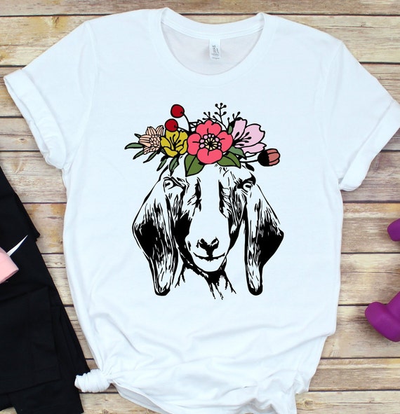 Download Goat Svg Flower Crown Svg Files For Cricut Free Commercial Etsy
