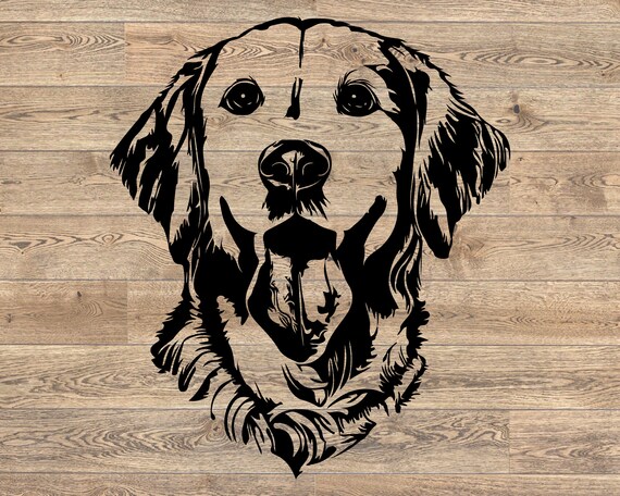 Download Lab Svg Labrador Dog Head Silhouette Svg Cutting Files Clipart Etsy