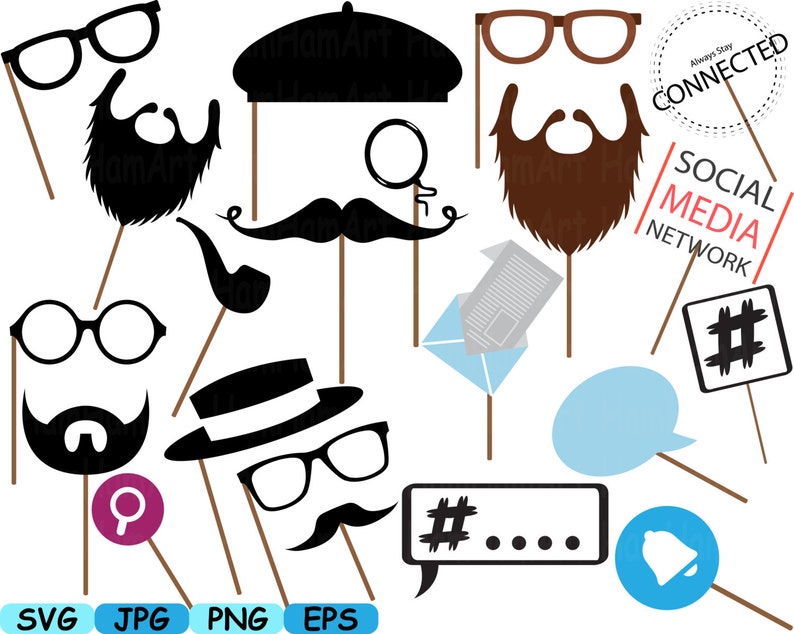 Party Photo Booth Prop Emoji V2 Prop Silhouette Cameo Cutting Etsy