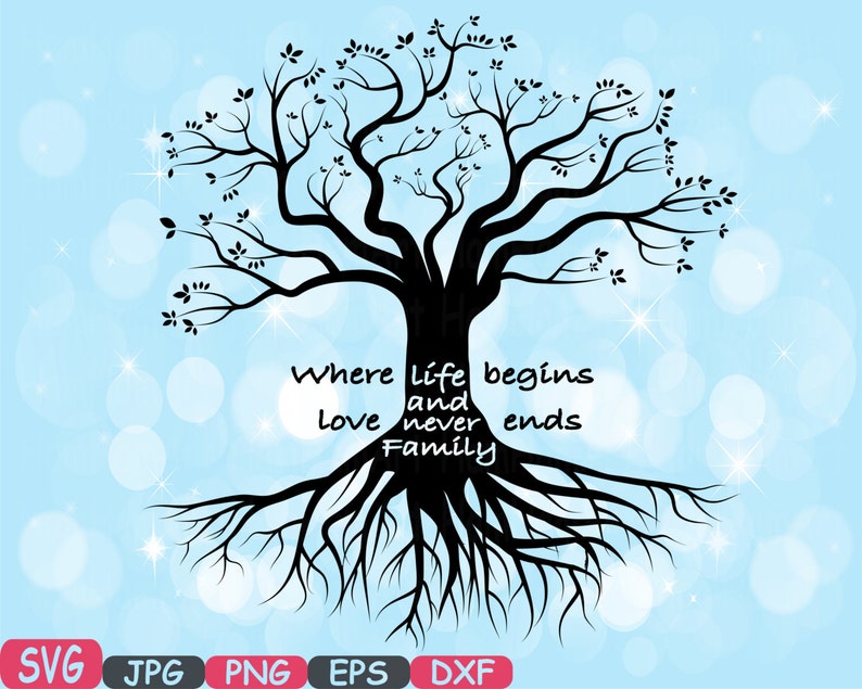 Download Scrapbooking Craft Supplies Tools 900a Personalized Family Tree Svg Word Art Family Quote Clip Art Vinyl Wall Decal Roots Word Art Family Png Jpg Eps Family Love