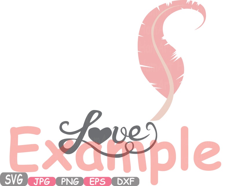 Download Feathers Dream Love Word Art SVG Cutting file SVG ClipArt ...