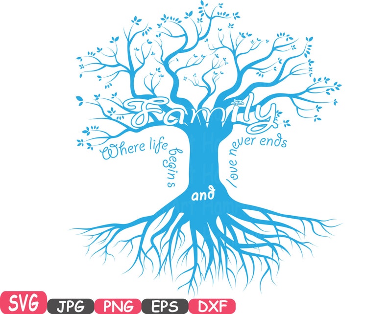 Family SVG Word Art family quote clip art silhouette ...
