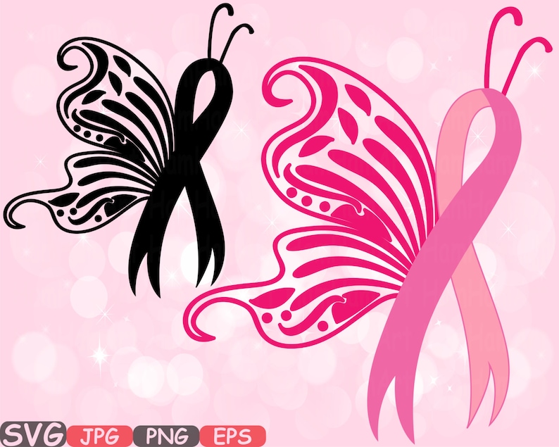 Free Free 139 Butterfly Cancer Ribbon Svg Free SVG PNG EPS DXF File