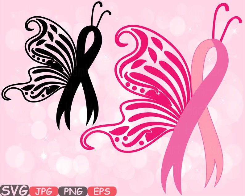 Free Free 183 Butterfly Cancer Ribbon Svg Free SVG PNG EPS DXF File