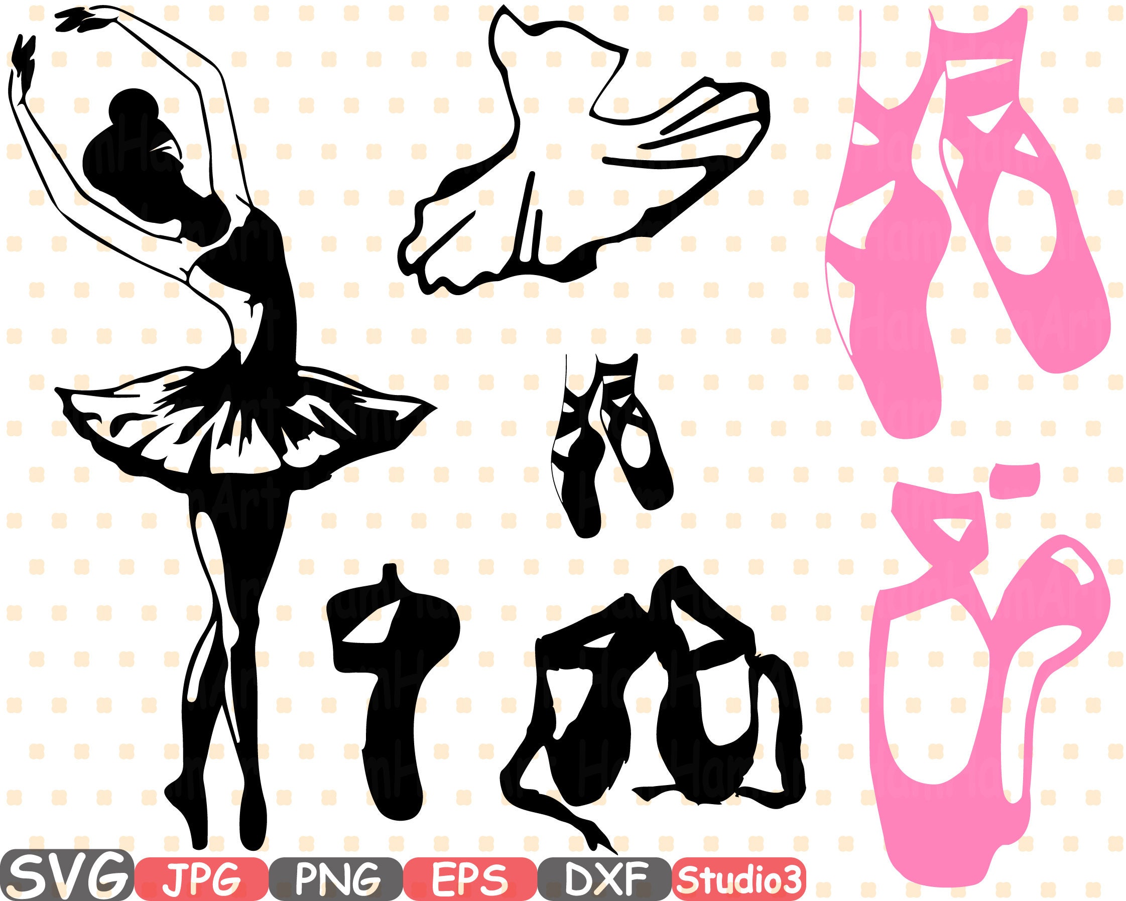 Download Ballet Ballerina SVG Silhouette Cutting Files sign icons ...