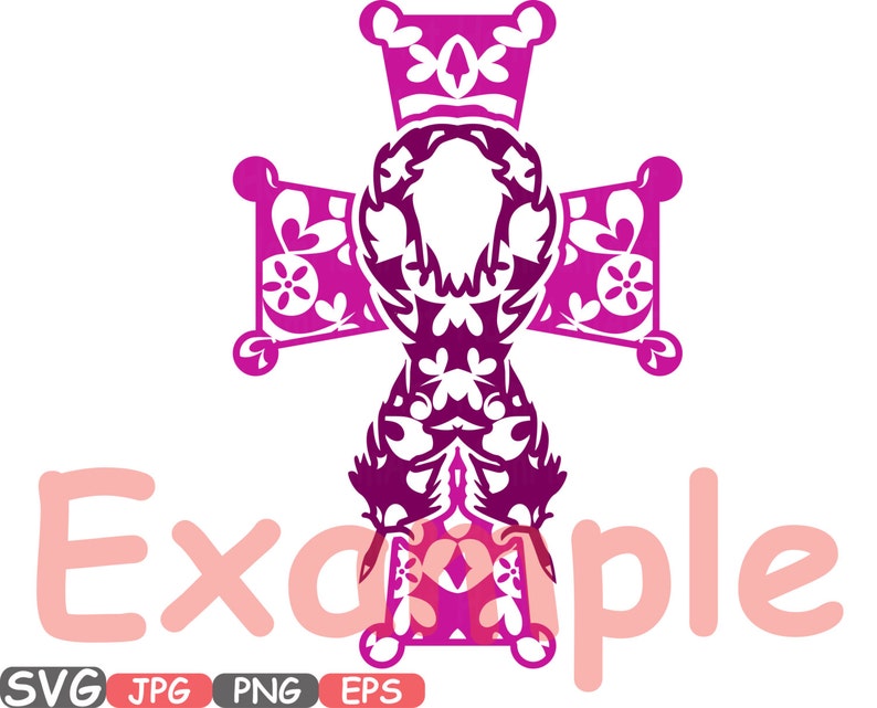 Download Christian Cross Breast Cancer Feathers Awareness ribbon ...