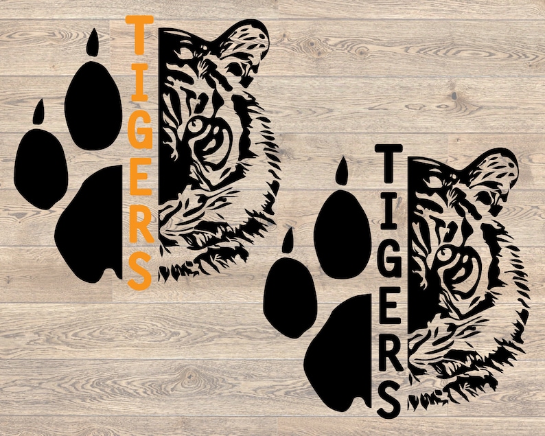 Download Tigers Head Paw SVG Cutting Files Clip Art cricut ...