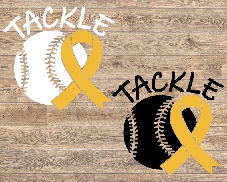 Download Tackle Baseball Childhood Cancer Svg Awareness ribbon svg ...