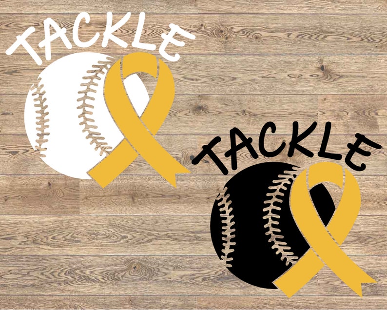 Download Tackle Baseball Childhood Cancer Svg Awareness ribbon svg ...