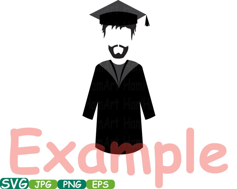 Download Graduation Photo Booth Props Silhouette Costume Cutting Files | Etsy